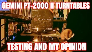 Video thumbnail for Gemini PT-2000 II Turntables testing and opinion with Mr Tony RAW by MR TONY RAW
