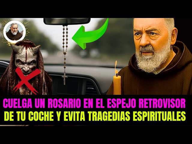 Vídeo relacionado con AzureRay Rosario de Coche para Espejo Retrovisor con San Cristóbal y Crucifijo, Talismán de Protección para Conductores, Accesorio Decorativo para Espejo Interior