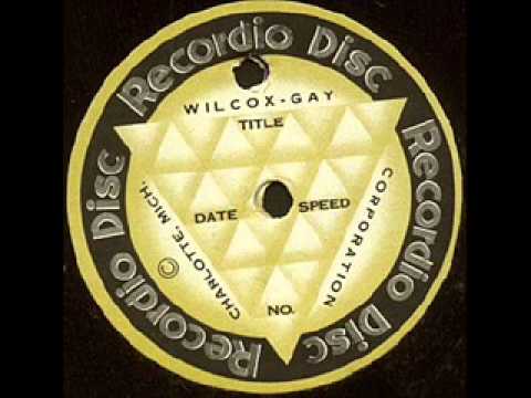 My Adobe Hacienda from home recorded 78 rpm record, made on Nov. 16, 1947.