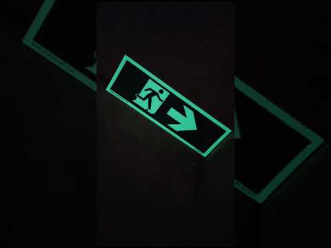 Photoluminescent Sign