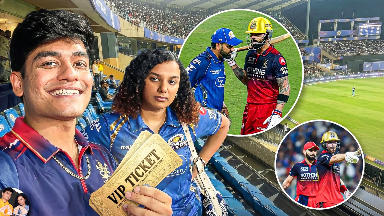 RCB v MI - VIP Stadium Experience VLOG | SlayyPop