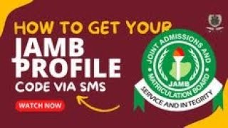 How to get JAMB profile code 2024/2025 || [FAST METHODS]