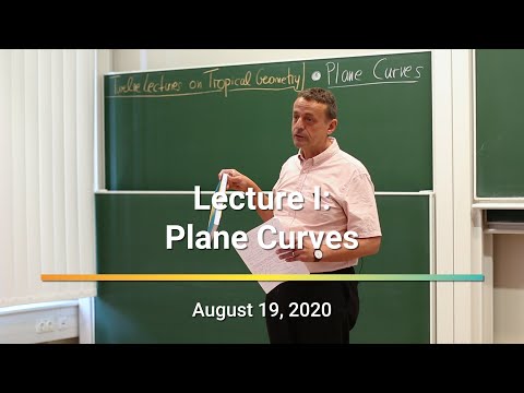 Tropical Geometry - Lecture 1 - Plane Curves | Bernd Sturmfels