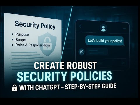 Create Robust Security Policies Using ChatGPT: Step-by-Step Guide
