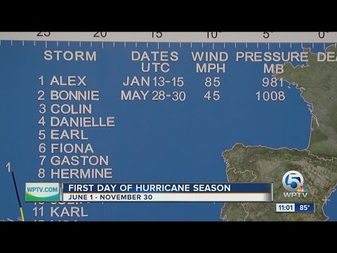 2016 hurricane season begins