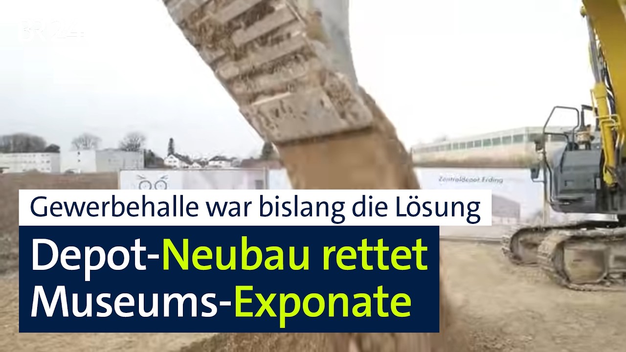 Klimatisierter Niedrigenergiebau: neues Depot für Deutsches Museum | Abendschau | BR24