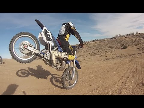 YZ 250 2 Stroke Riding Mike Alessi's House