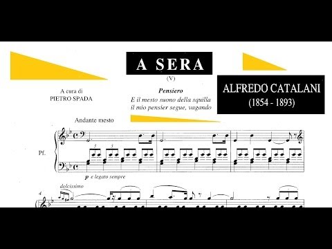 Catalani : A sera, for piano - Riccardo Caramella, piano