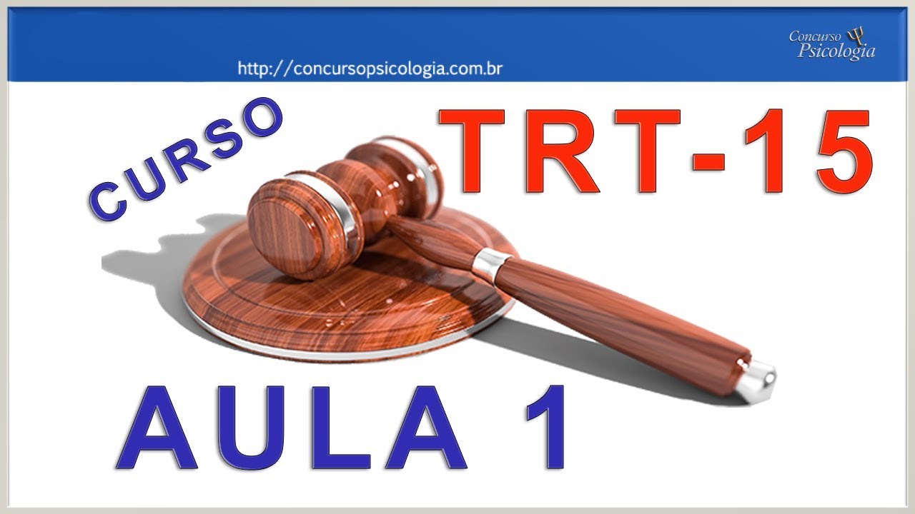 TRT 15 - Aula 1 - Avaliação psicológica e psicodiagnóstico | Fábio Pedroso