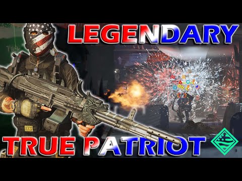 LEGENDARY Fireworks Show True Patriot | Solo PVE Build | Y7S1 #division2