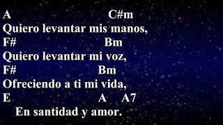Quiero Levantar Mis Manos - Marcos Witt [Acordes] [Cifra] [Chords]