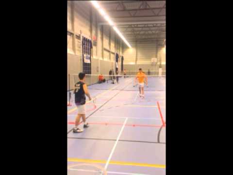 Badminton Trickshot Alex Vlaar  Junior Master BCRS 2013