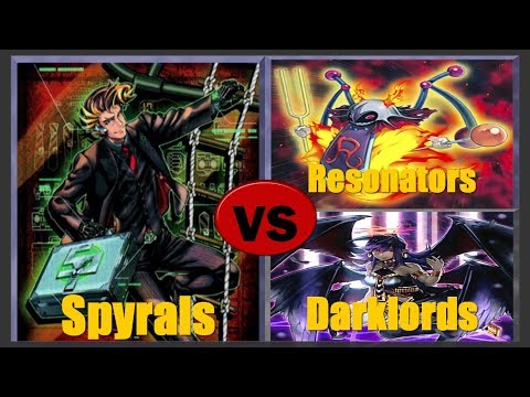 YuGiOh Duel - Link Spyrals vs Darklords and Resonators