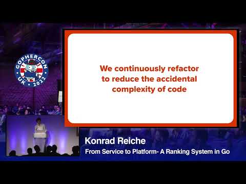 From Service to Platform- A Ranking System in Go - Konrad Reiche