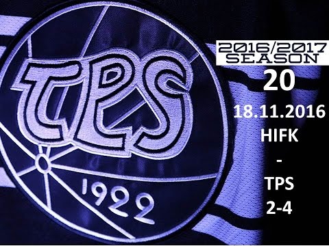 20. HIFK - TPS 2016-2017 18.11.2016 MAALIT