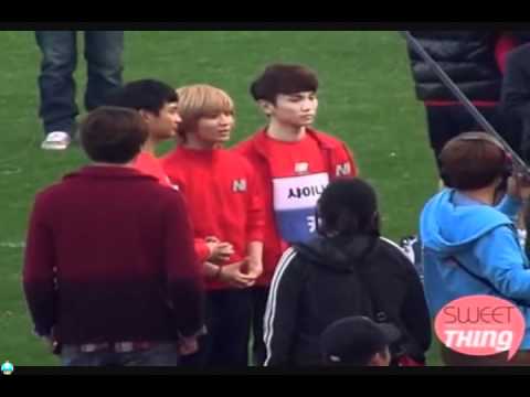101020 Taemin, Minho & Key fancam @ Enjoy Today
