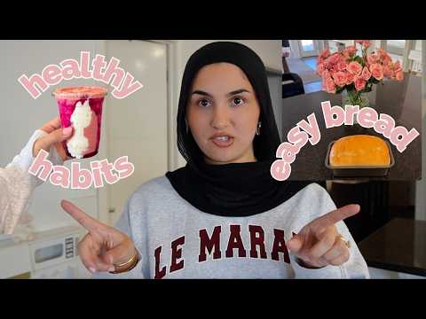 vlog: i've become an almond mom... easy homemade bread, granola bars, and nontoxic switches!