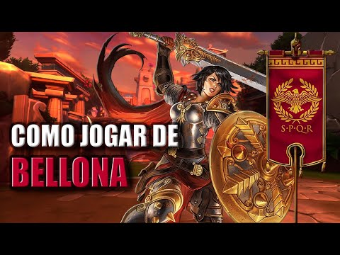 Como jogar de BELLONA | Guerreiro | A-Z | Smite BR