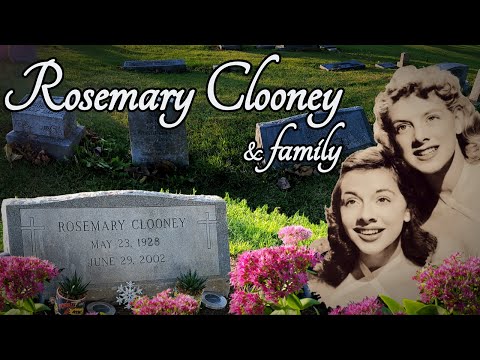 Famous Graves - Rosemary Clooney and Family's Final Resting Places in Maysville, Kentucky.