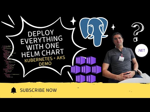 Umbrella Chart in Kubernetes (AKS Demo) | Deploy Razor Pages & PostgreSQL with One Helm Chart