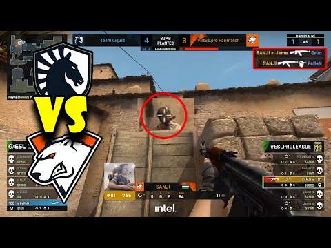 Team Liquid VS Virtus Pro Highlights | Sanji Amazing Clutch | AWP NOSCOPE ! (s1mple , niko , zywoo )