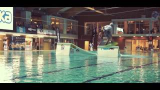 preview picture of video 'KING OF THE POOL!!! Wakeboard competition in Olsztyn 14.03.2015'