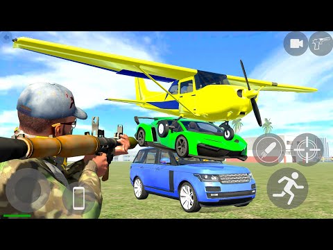 Fortuner SUV Lamborghini Car and Cesna Private Airplane Indian City Simulator - Android Gameplay.