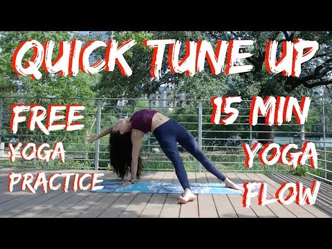 Free Yoga Practice - 15 min Quick Tune Up  |  w/ @andreafromaustin