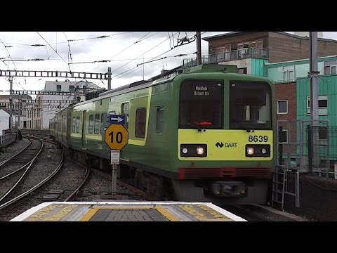 IE 8520 Class Dart Train number 8639 - Connolly Station, Dublin