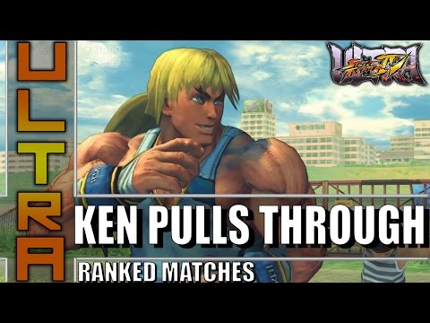 Ultra Street Fighter 4 - Online Ranked Matches | KEN PULLS THROUGH!!!!!!!