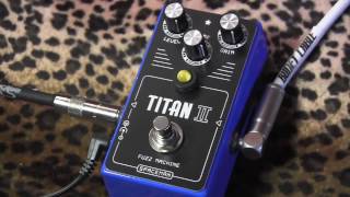 Video thumbnail for Spaceman Effects TITAN II fuzz machine Rental from Pedal Genie (then bought it!) by gearmanndude