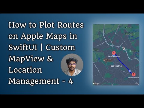 How to Plot Routes on Apple Maps in SwiftUI | Custom MapView & Location Management
