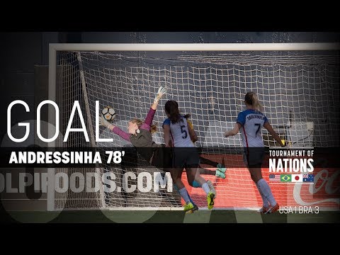 WNT vs. Brazil: Andressinha Second Goal - July 30, 2017