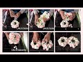 How To Make Flowers Bangles With Pink Rose & Baby's Breath Flower, Make Bangles At Home,Make Gajra