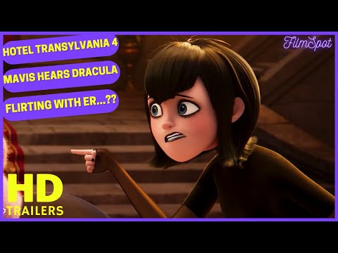 Mavis Hears Dracula Flirting With Ericka Scene | Hotel Transylvania 4 new (2022)