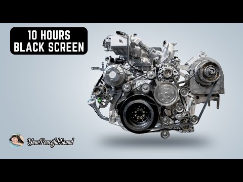 CAR ENGINE DIESEL IDLE Sound | Relaxing Sleep Sounds | 10H Black Screen | Relax or Soothe a Baby