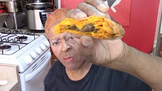 Jamaican Mild Beef Patty VS Spicy Beef Patty | Dollar Tree Food Reviews