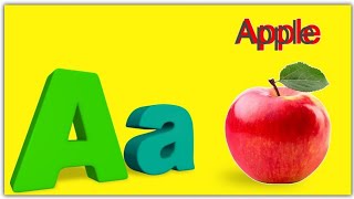 A for apple, B for Ball Alphabets phonics Sound, abcd, अ से अनार, क से कबूतर @rkkidsclass