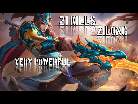 ZILONG MVP | 21 Kills Very Powerful | Level 15