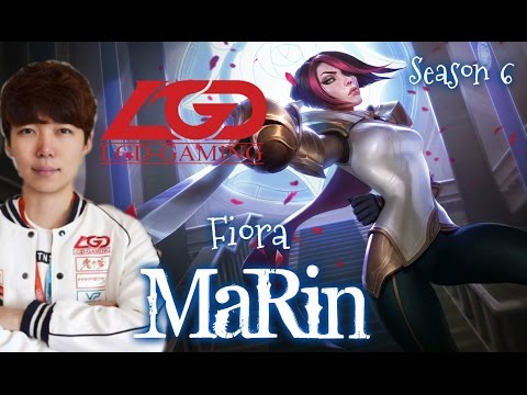 LGD MaRin FIORA vs Trundle Top - Patch 6.1 KR | League of Legends