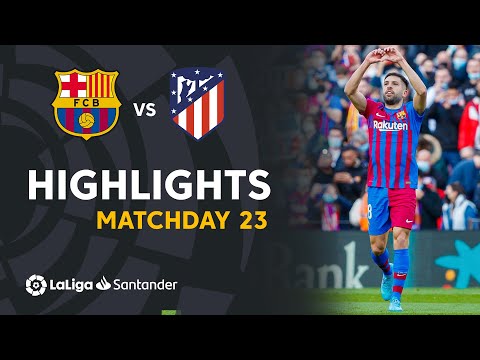 Highlights FC Barcelona vs Atlético de Madrid (4-2)