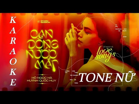 Karaoke Cạn Dòng Nước Mắt Tone Nữ | Nam Trân