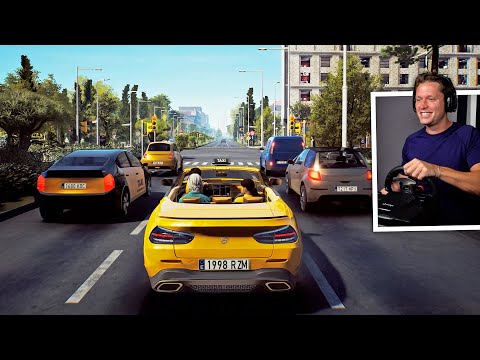 Making a Living as a Barcelona Tour Guide - Taxi Life City Driving Simulator