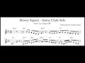 Dewey Square - Sonny Clark Solo Transcription from "Lou Takes Off"