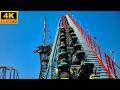 Siren S Curse Back Row POV 4K 60 Fps ALL NEW Roller Coaster At Cedar Point Sandusky Ohio