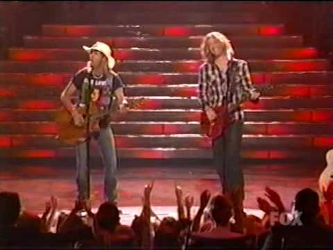 Brett Michaels and Casey James on American Idol