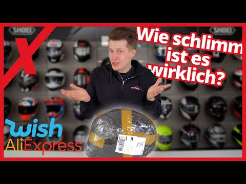 CHINA helmet review – how "good" is a motorcycle helmet from Wish / AliExpress really?!