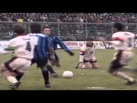 Serie A 1996-1997, day 18 Atalanta - Cagliari 4-1 (2 Morfeo, Foglio, Minotti, F.Inzaghi)