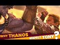 Why Thanos Respect Tony Thanos Vs Iron Man Marvel Studios Supernatural