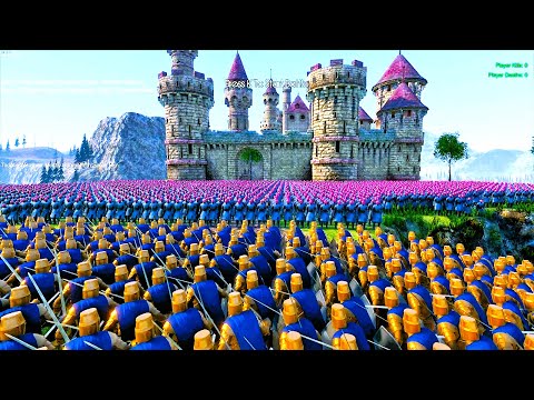 Knights Siege Red Skulls Castle - Ultimate Epic Battle Simulator UEBS